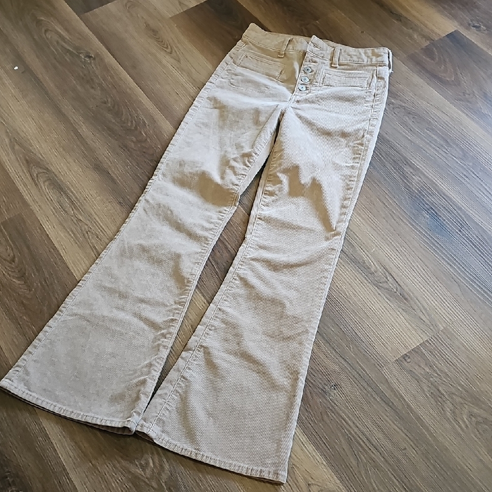 American Eagle Outfitters Beige Corduroy Pants